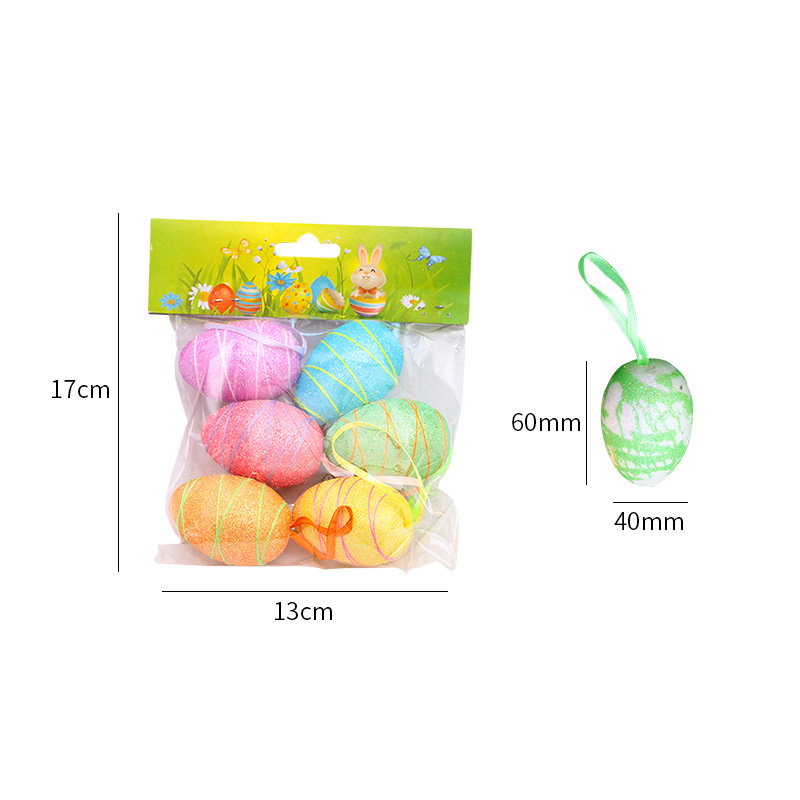 /bage Easter Egg Egg Gift Kids Toy Silicone Soft for Home Wedding Birthday Party Decoration DIY CPA4509