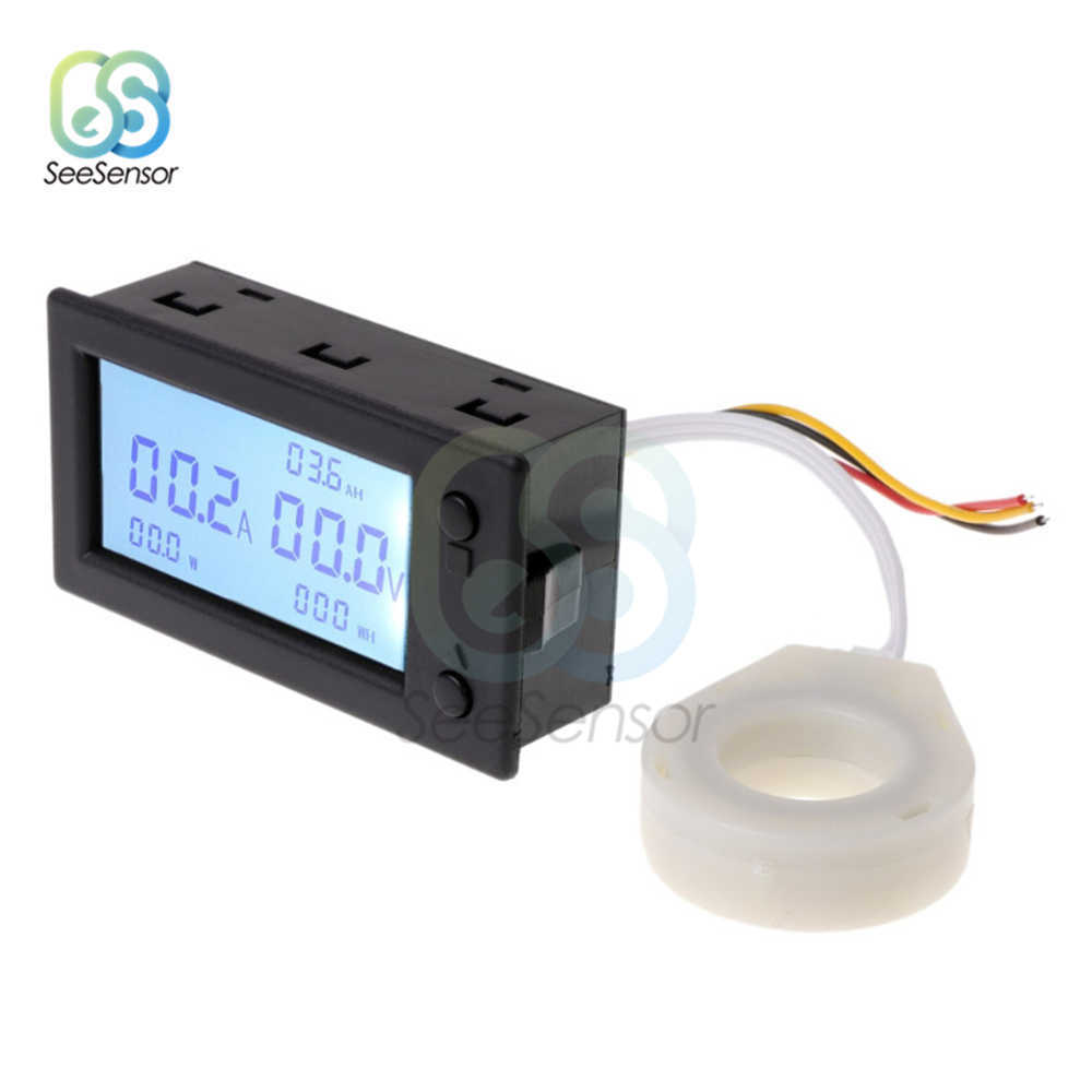 DC 300V 400A 200A 100A 50A LCD Battery Monitor Digital Voltmeter Ammeter Capacity Coulometer Power watt-hour Hall Sensor