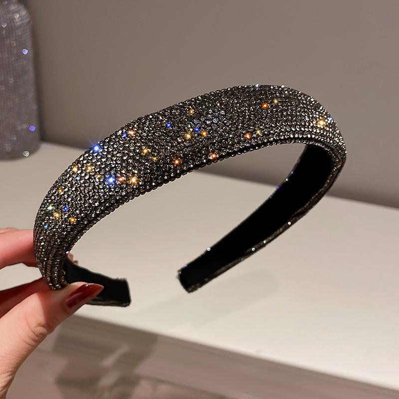 Fashion Vol Strass Hoofdbanden Zilver Kleur Haarbanden Persoonlijkheid Hoofddeksels voor Vrouwen Haaraccessoires Sieraden Geschenken ss0120