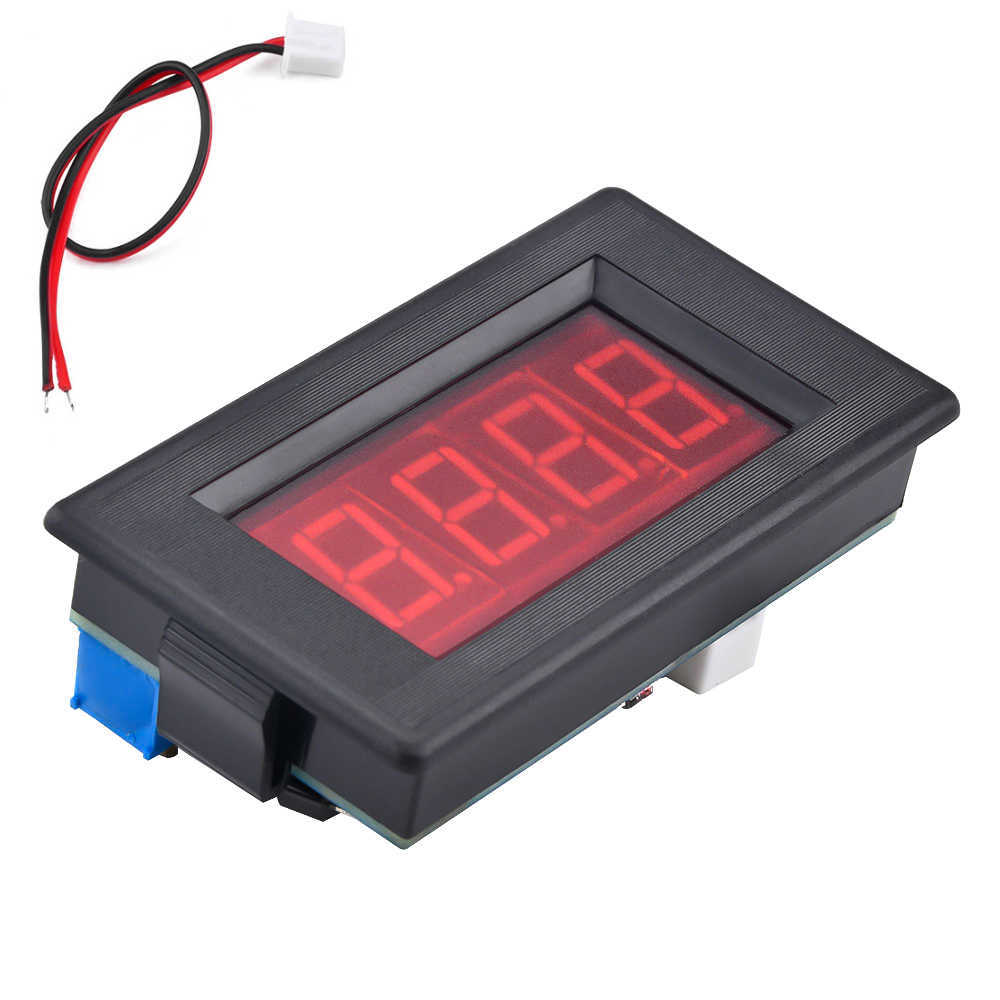 ICL7107 Módulo de voltímetro digital kits DIY DC 0 a 200V Medidor de tensão do painel Red LED Display