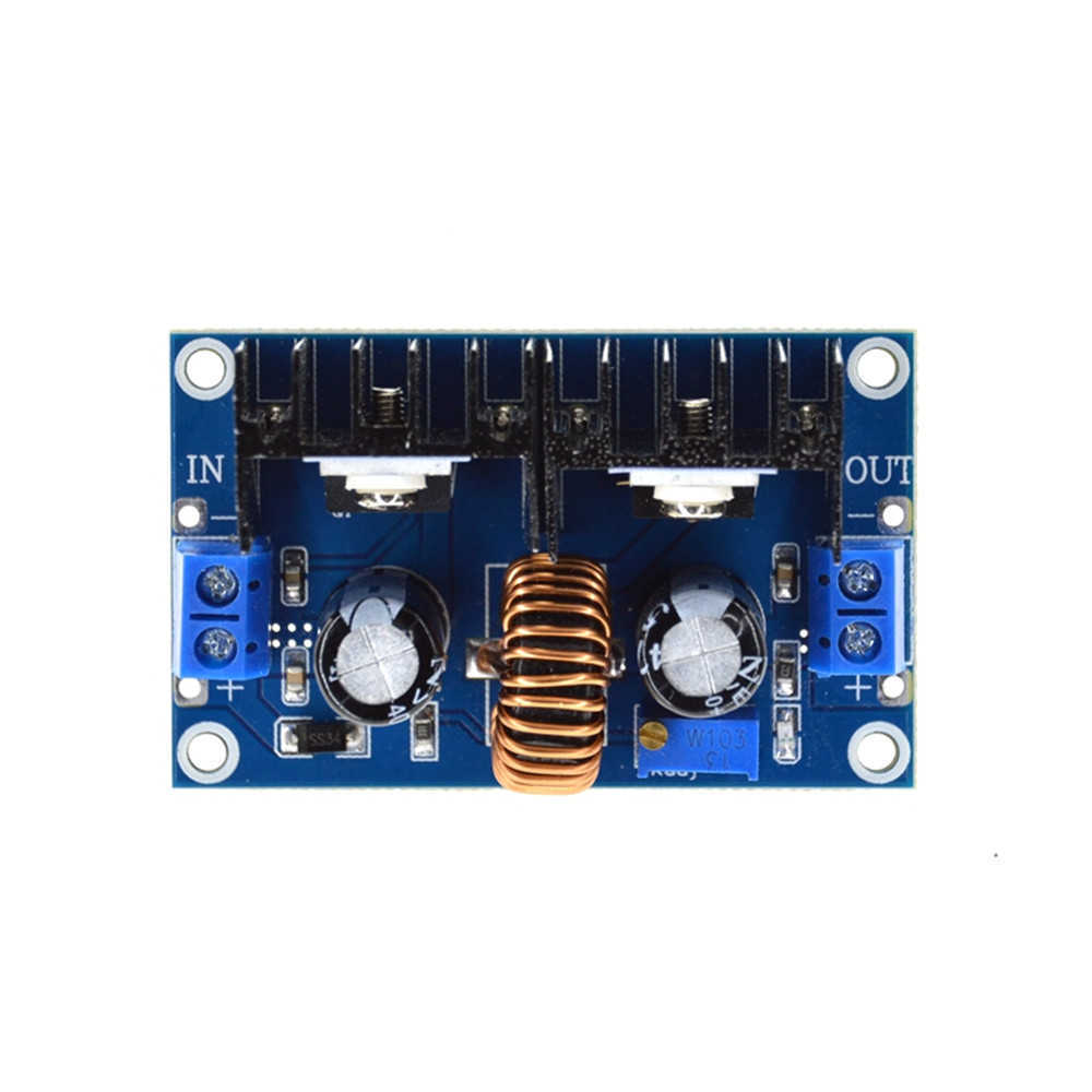 LED Digital Voltmeter PWM Justerbar 4-36V till 1,25-36V Step-down brädets strömförsörjningsmodul XL4016 8A 200W DC-DC Buck Converter