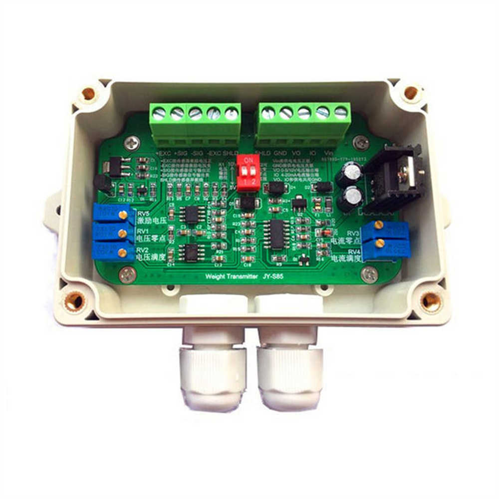 JY-S85計量送信機増幅器重量センサー電圧電流コンバーターDC 18-26V 4-20MAロードセル