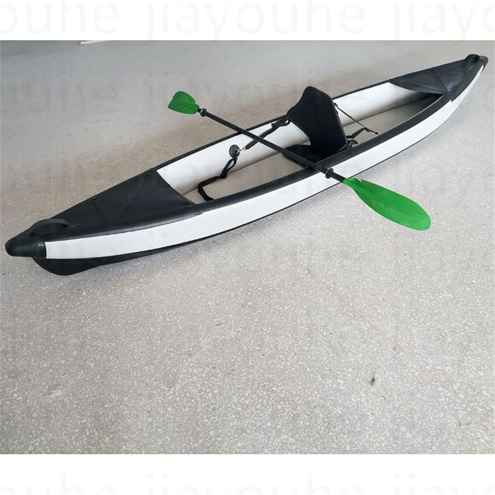 1 o 2 Posti Gonfiabile Tavola Da Surf Dropstitch Biposto Kayak Da Pesca barca canoa pvc zattera pompa a pale sedile manometro drop stitch materiale