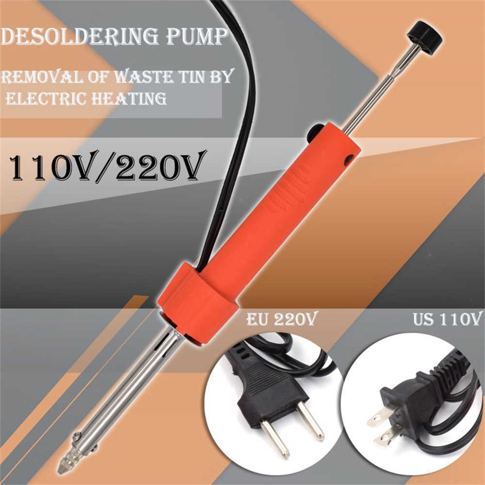 Elektrisch vacuüm soldeer SUCKER LASING DESOLDERING POMP/ing ijzer/verwijdering IJzeren Pen Reparatie Tool 220V 110V 36W