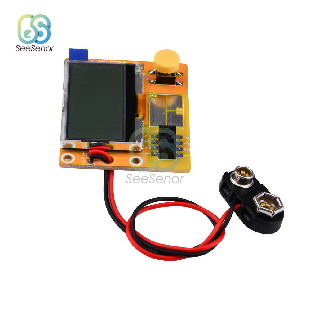 Новый LCR-T4 Tiny Transistor Tester 12864LCD ESR-метр диод триод индуктивность емкости Thyristor pnp npn Биполярный