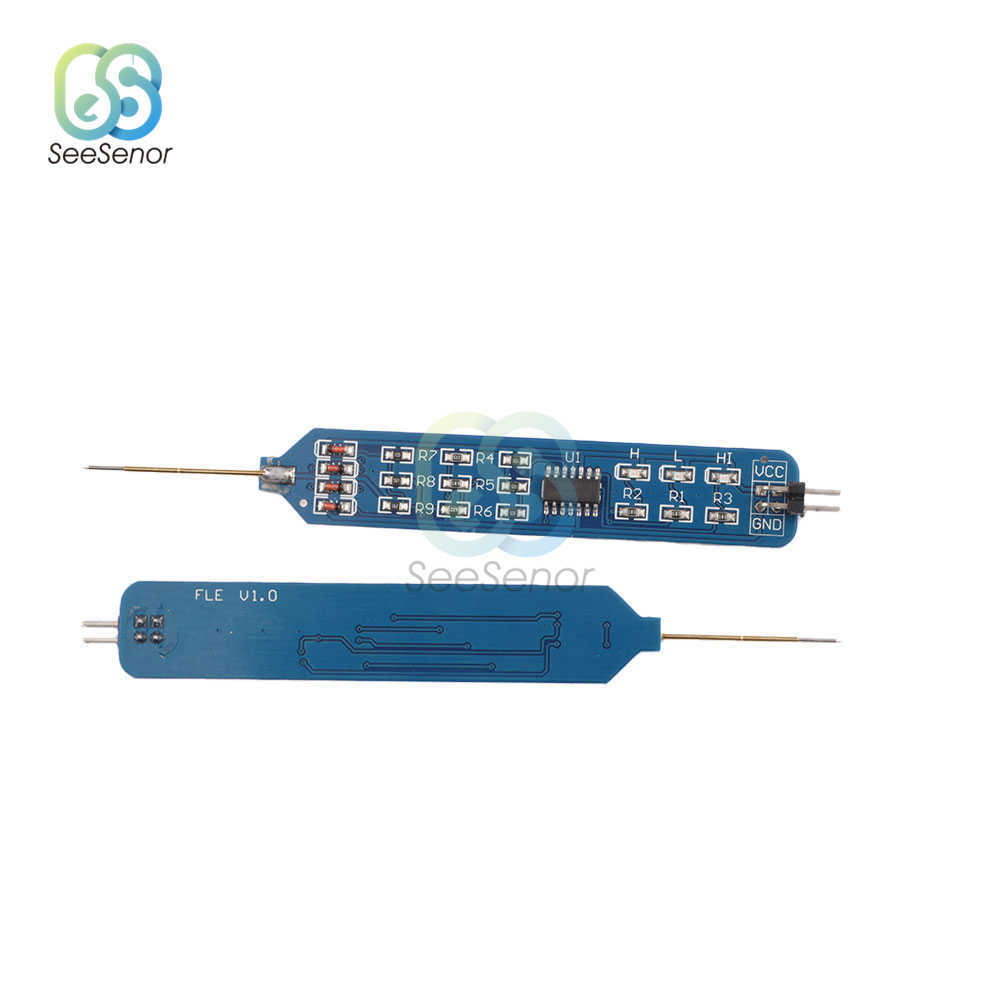 3.3V 5V Logic Test Pen High Low Level Tester Resistance Disconnect Digital Circuit Debugger Detecting Probe W/ Dupont Line