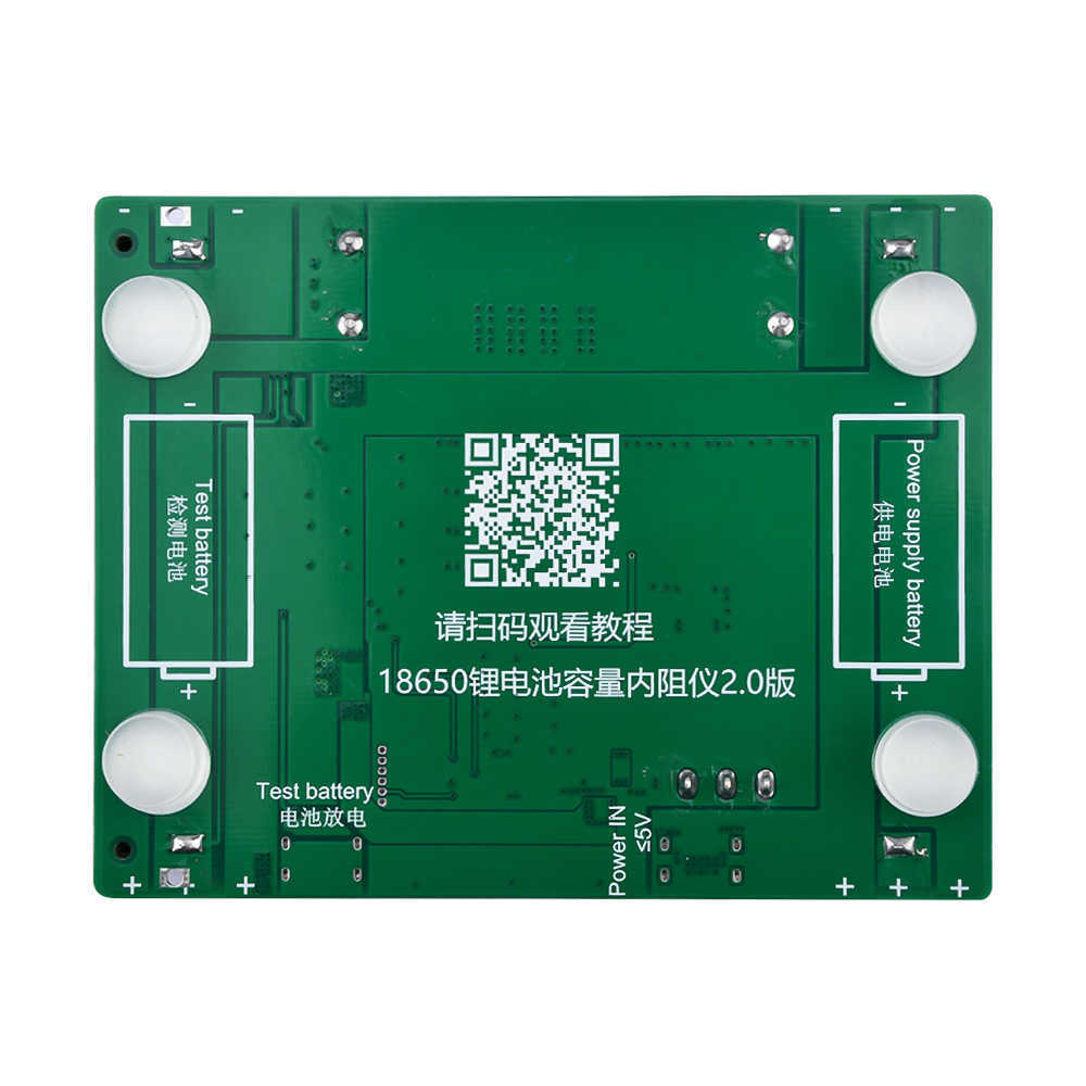 18650リチウムバッテリー容量テスターモジュール高精度タイプ-CUSB LCDデジタルディスプレイ電圧電流検出器