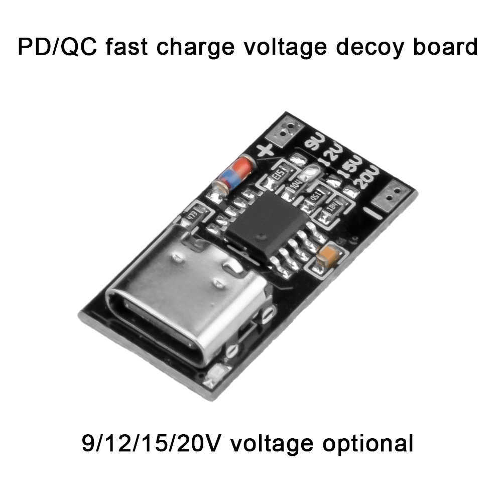 Typ-C PD2.0 PD3.0 9V 12V 15V 20 V Szybki ładunek Wyzwalacz wyborczy USB Zmiana zasilacza Płyta ładowarska