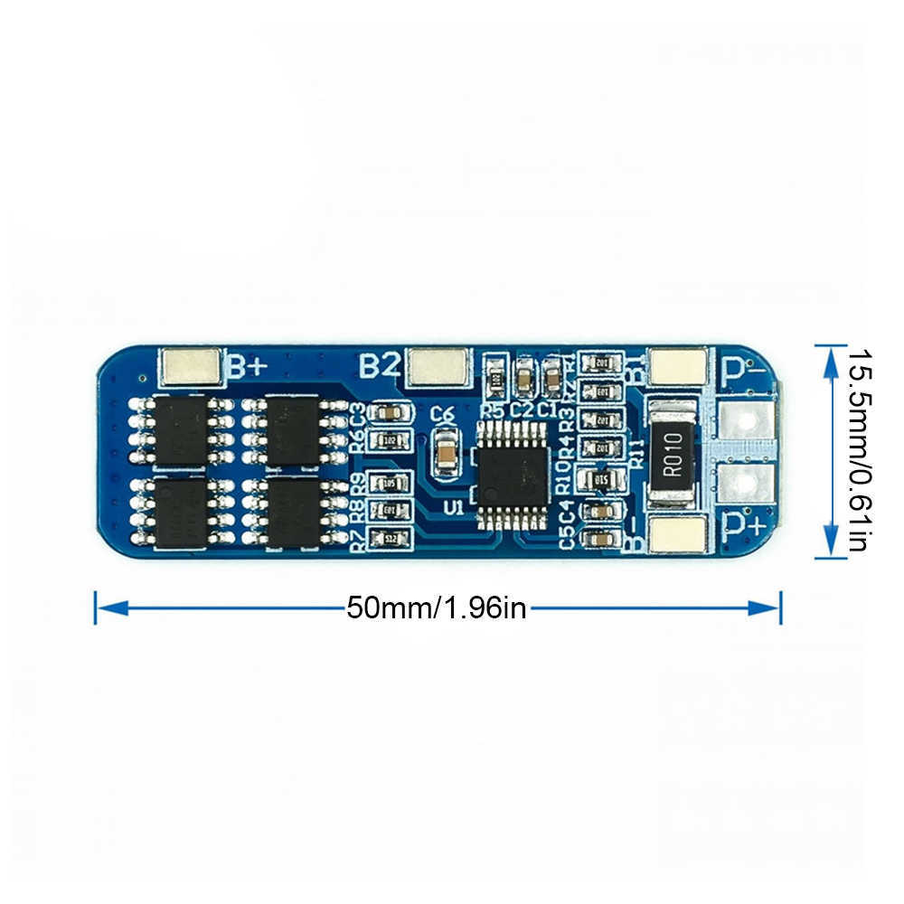 3S 10A 12V 18650 리튬 배터리 보호 보드 짧은 회로/과하/과전 처리 BMS 충전기 회로