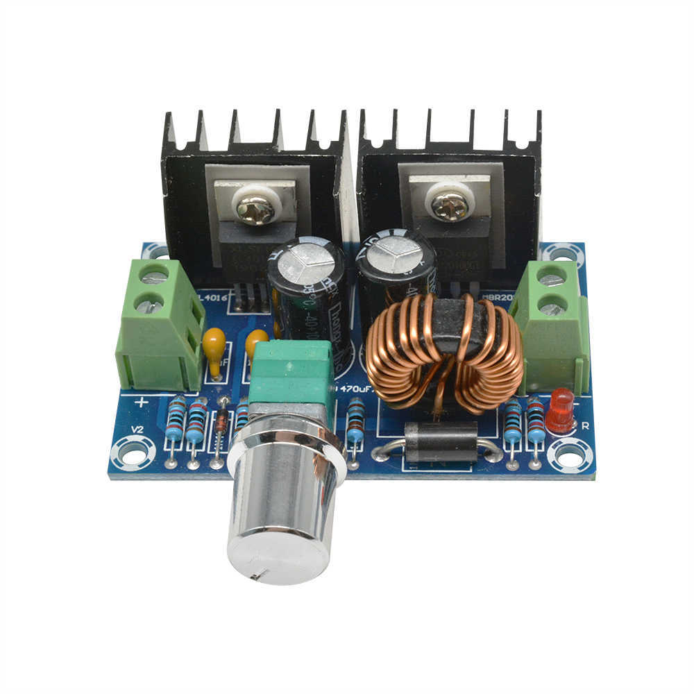 XH-M401 DC-DC Down Buck Converter Moduł zasilania XL4016E1 PWM Regulowany 4-40V do 1,25 -36V Regulator napięcia 8A 200W