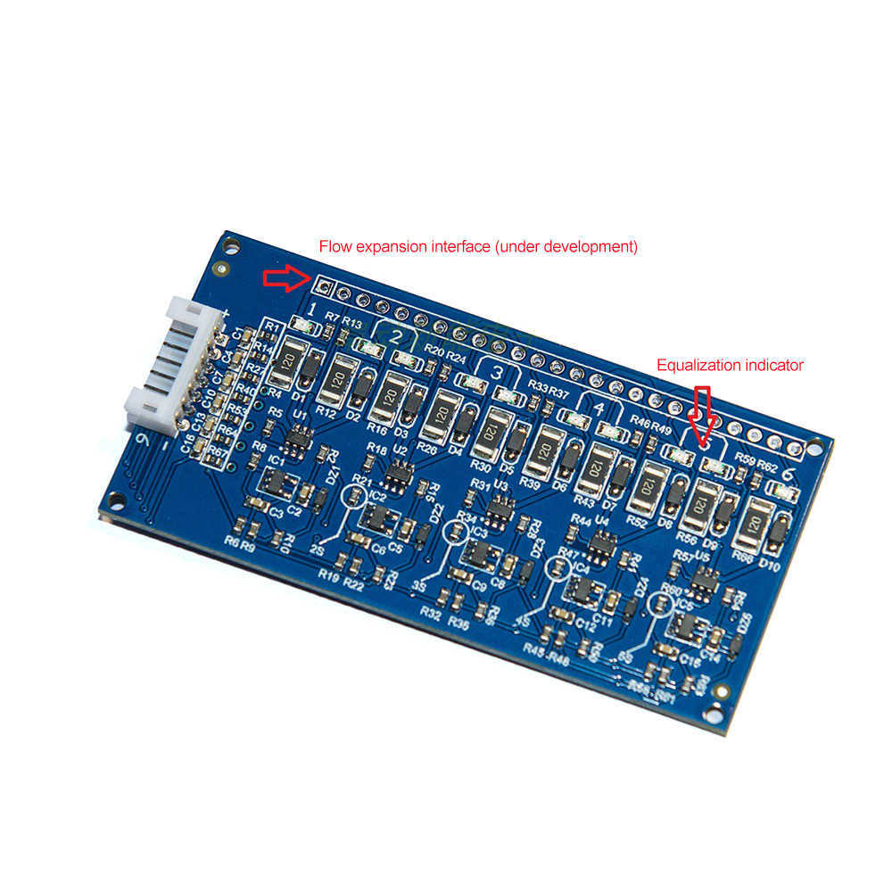 1.2 V-2.8 V 6 S 16 V Circuit d'égalisation de la carte d'équilibre batterie au Lithium Titanate/Protection du condensateur Super Farad