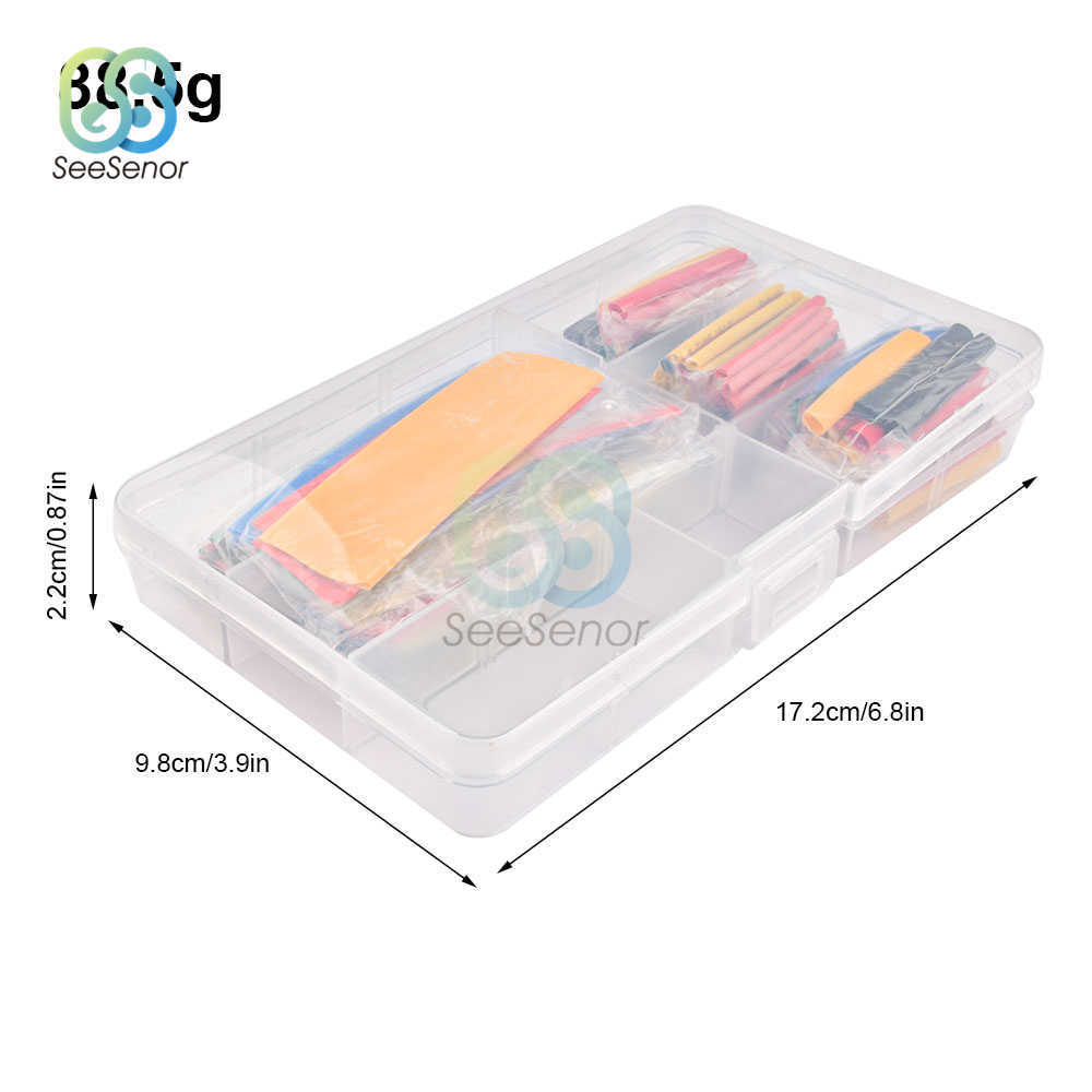 164/Warmte-shrink Tubing Thermoresistante buiswarmte Krimppakkit Elektrische verbindingsdraadkabelisolatie Sleeving