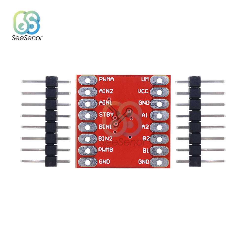 Petite taille TB6612FNG Module du conducteur du moteur Double microcontrôleur 1A mieux que L298N