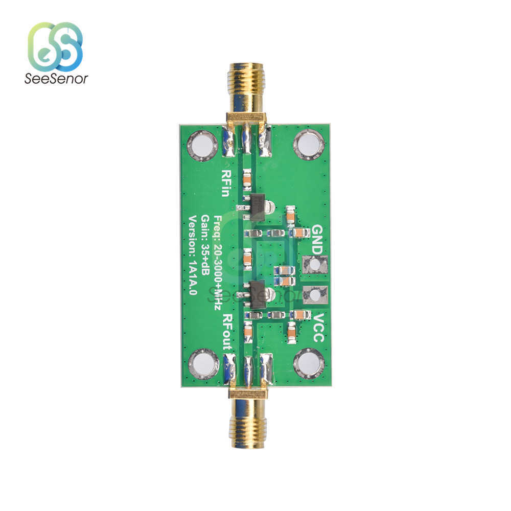 20-3000MHz 35dB Gain RF Broadband Amplifier Module Low Noise High Frequency Board