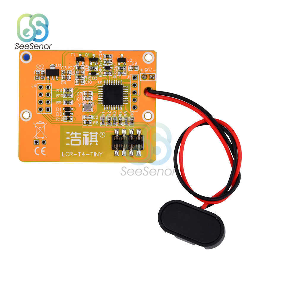 LCR-T4-TINY Transistor testeur Diode Triode condensateur Thyristor inductance ESR mètre multimètre MOS/PNP/NPN LCR 12864 écran LCD