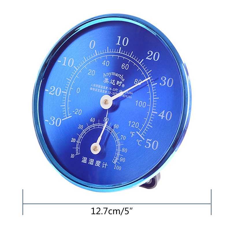 Wall Mounted Thermometer Hygrometer Portable Indoor Outdoor Humidity Mechanical Household Thermohygrometer