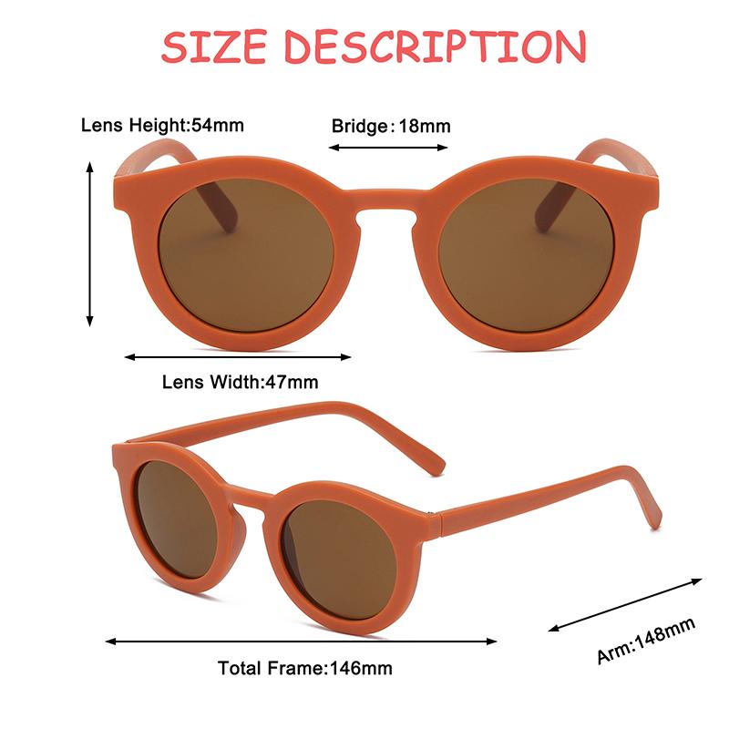 Óculos de sol masculino feminino fosco doce cor redonda para adulto bonito dos desenhos animados óculos oculos gafas de solsunglasses266l