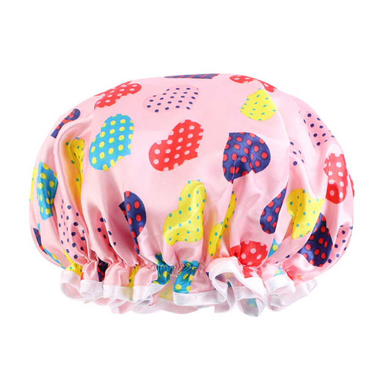 Casquettes Chapeaux Dessin Animé Impression Satin Soie Cheveux Bonnet Bébé Sommeil Cap Cheveux Protéger Enfants Fille Nuit Sommeil Bonnet Bonnets Maquillage Cap Enfants Bonnet De Nuit