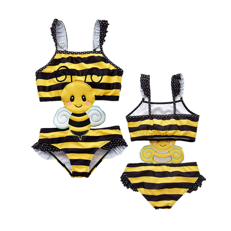 2023 enfant en bas âge bébé filles maillots de bain pastèque maillot de bain natation plage bain Bikini mignon été une pièce maillot de bain