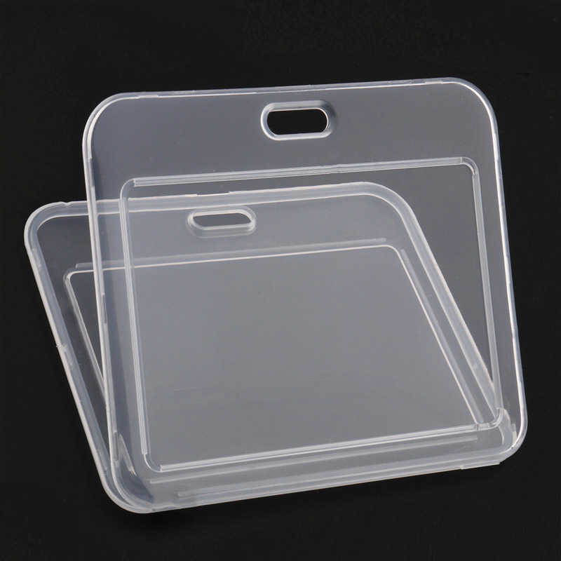 Transparent Card Cover Women Men Student Bus Retractable Pull Badge Holder Business Credit s Bank ID