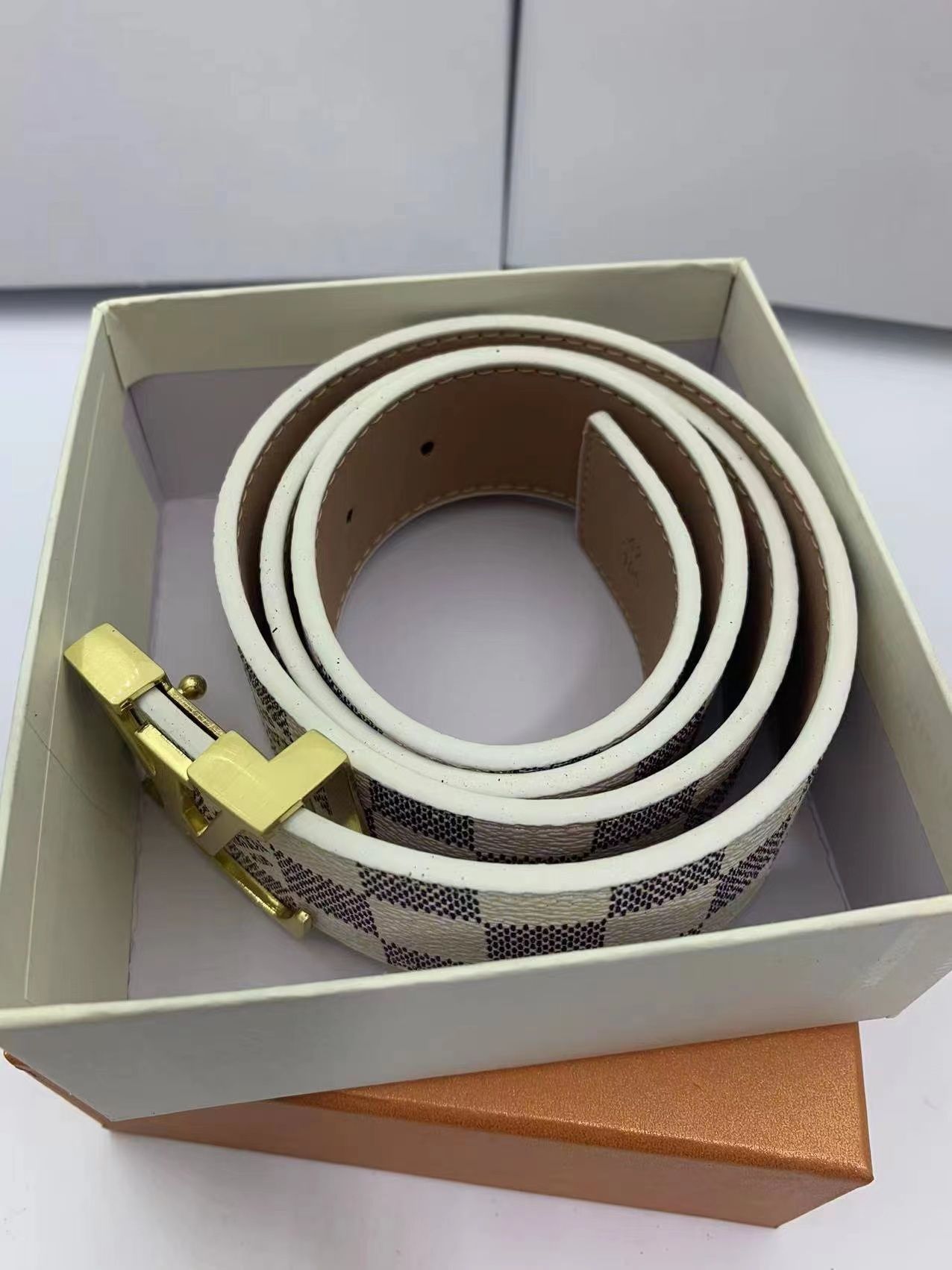 RD Multi Hardware Quality Belt för män och kvinnor Retail Hela LVBELTS VÄLKOMMEN KUNDER INGEN BOX FYJRF286M