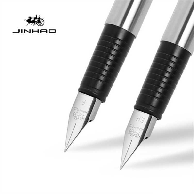 New Luxury Quality Jinhao 36 Silver Colors Business Office Fountain Pen student School Stationery Supplies ink calligraphy pen