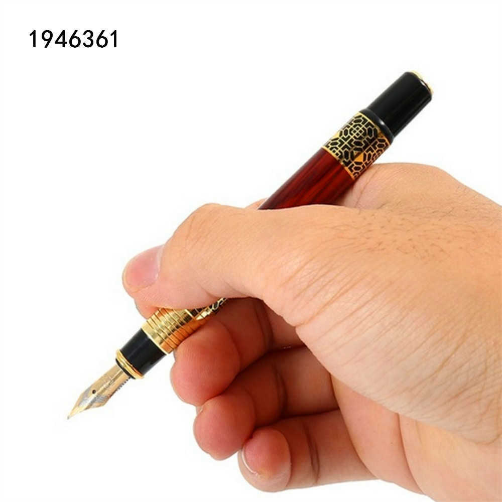 عالي الجودة 530 مستلزمات طلاب مدرسة Mahogany Corving Mahogany Business Pen