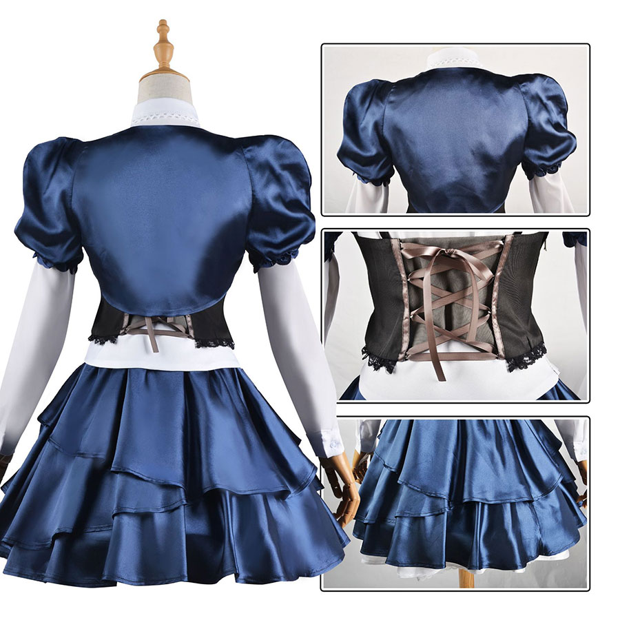 Anime Costumes Love Chunibyo Other Delusions Takanashi Rikka Cosplay Costume Carnaval pour Halloween Perruque