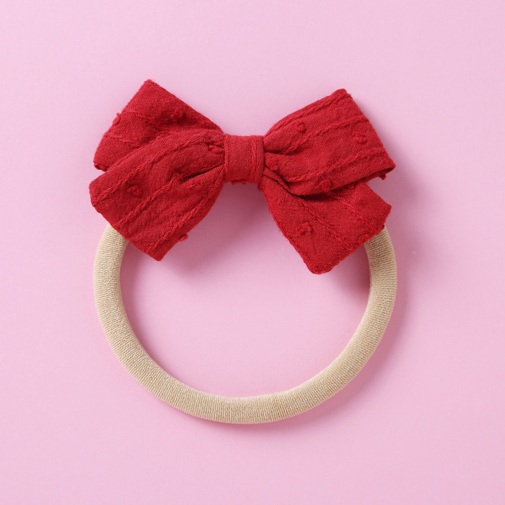 Sweet Cute Candy Color Ribbon Headband Towel Ring Bow Tie Scrunchies Colorful Hair Rope Explosion Style Rubber Band 1467