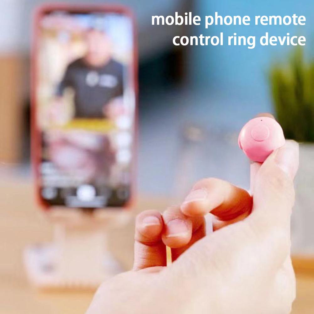 Cell Phone Wireless Device Wearable Finger Ring Wireless 4.0 Smart Remote Controller Short Video Page Browsing Device For Mobile Phone