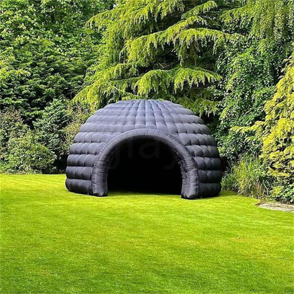 Customized PVC Party tents inflatable igloo disco dome tent trade show marquee shelters with blower for sale