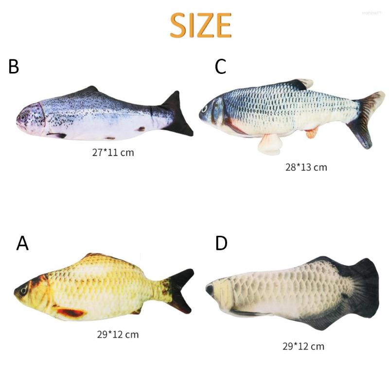 Kat Speelgoed 30CM Elektronische Huisdier Speelgoed Elektrische USB Opladen Simulatie Stuiterende Vis Voor Hond Kauwen Spelen Bijten Supplies232Y