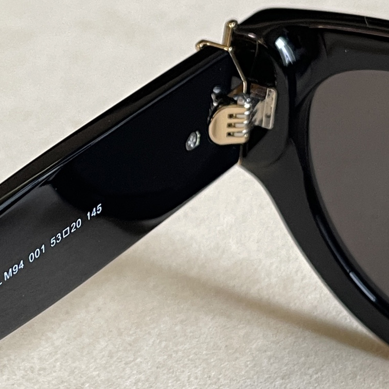 M 94 Cat Eye Sunglasses Gold Black Grey Lenses Femme Sonnenbrille Gafa de Sol Lunettes de soleil Rim Full Sun Shades UV400 Eyewear avec BO325S