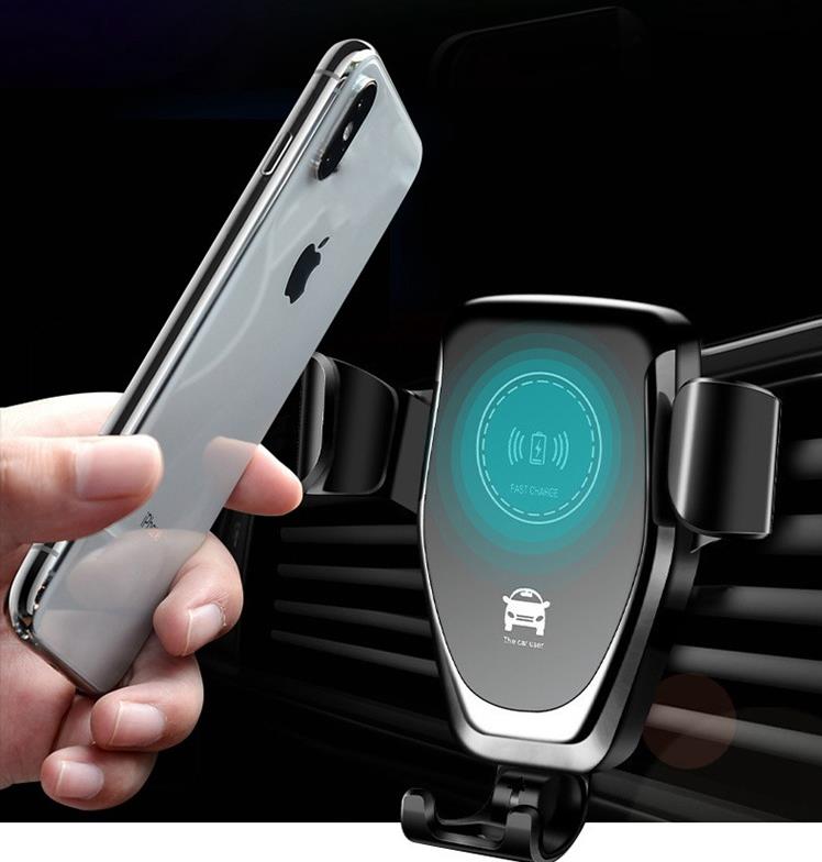 Q12 Cell Phone Chargers Car Wireless Charger Phone Holder 10W Fast Charging Car Mobile Phone Holders