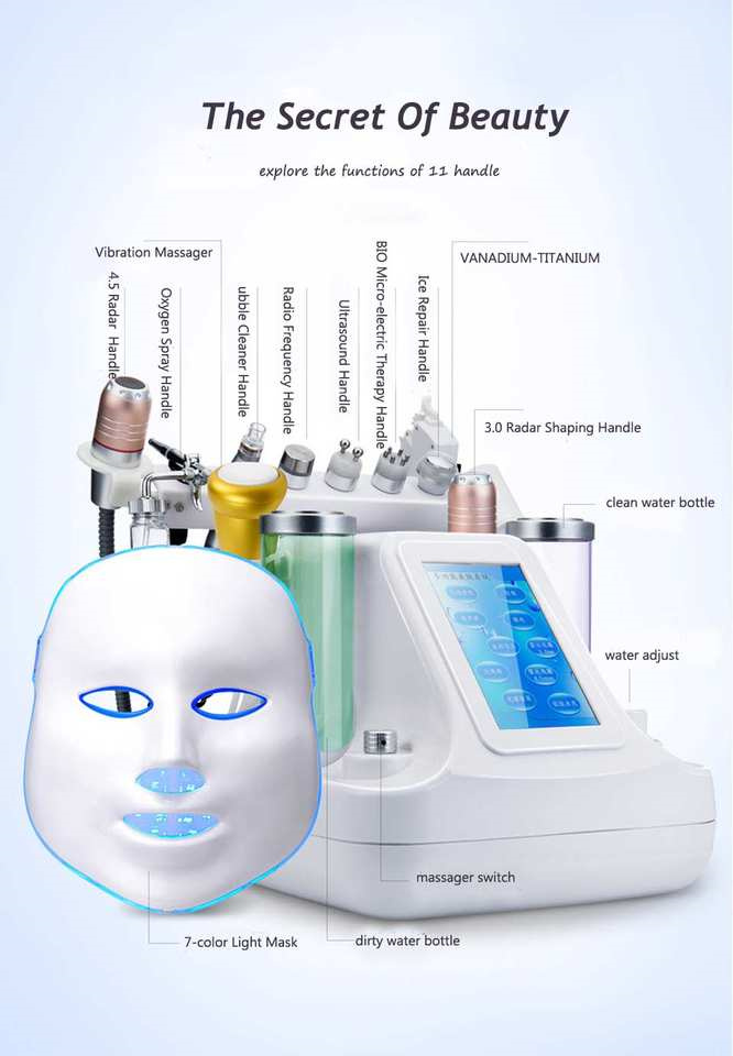 12 In 1 Multi-Functional Beauty Equipment Hydra Dermabrasion Machine Facial Skin Care Hydra Beauty Machine