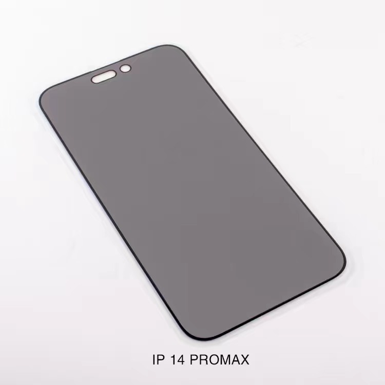 Für iPhone 14 13 12 Mini 11 Pro Max X Xr Xs Max Sichtschutz aus gehärtetem Glas, Anti-Spionage-Displayschutz mit Rückwand