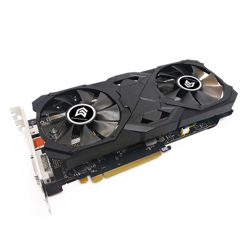 그래픽 카드 RX 580 시리즈 256 비트 2048SP GDDR5 비디오 카드 AMD RX 용 비디오 PLACA DE 비디오