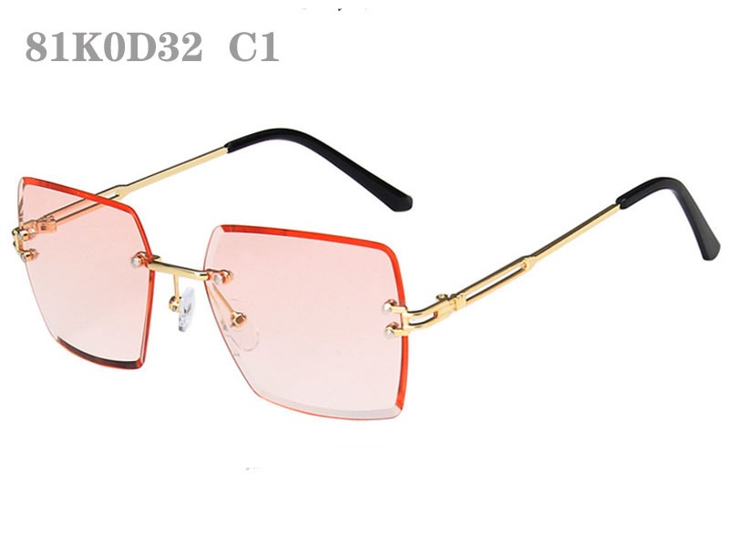 Zonnebrillen voor vrouwen vintage mode sunglases trendy dames retro zonnebrillen uv 400 vrouw luxe randloze extra grote ontwerper zonnebril 81k0d32