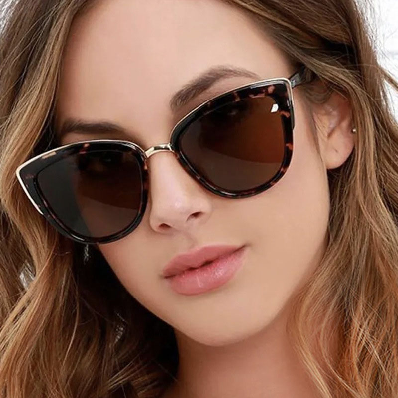 Okulary przeciwsłoneczne dla kobiet w stylu Vintage Fashion Sunglass Women Trendy Sun Glasses UV 400 Woman Luksusowe retro okulary przeciwsłoneczne 1K6D005