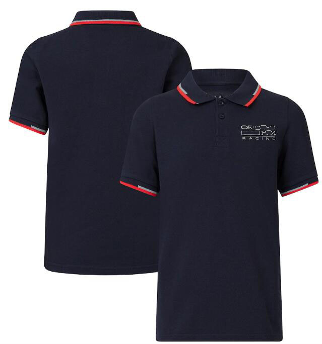 Combinaison polo de course F1, sweat à capuche à manches courtes pour équipe d'été, personnalisé avec le même style