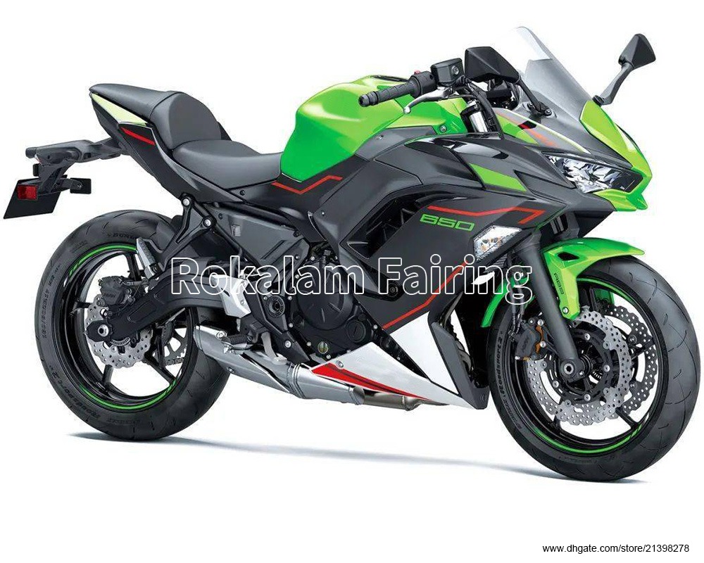 Voor Kawasaki Ninja 650 2020 2021 2022 2023 Fairings Ninja650 20 21 22 23 Green Black Motorbike Aftermarket kuip spuitgieten