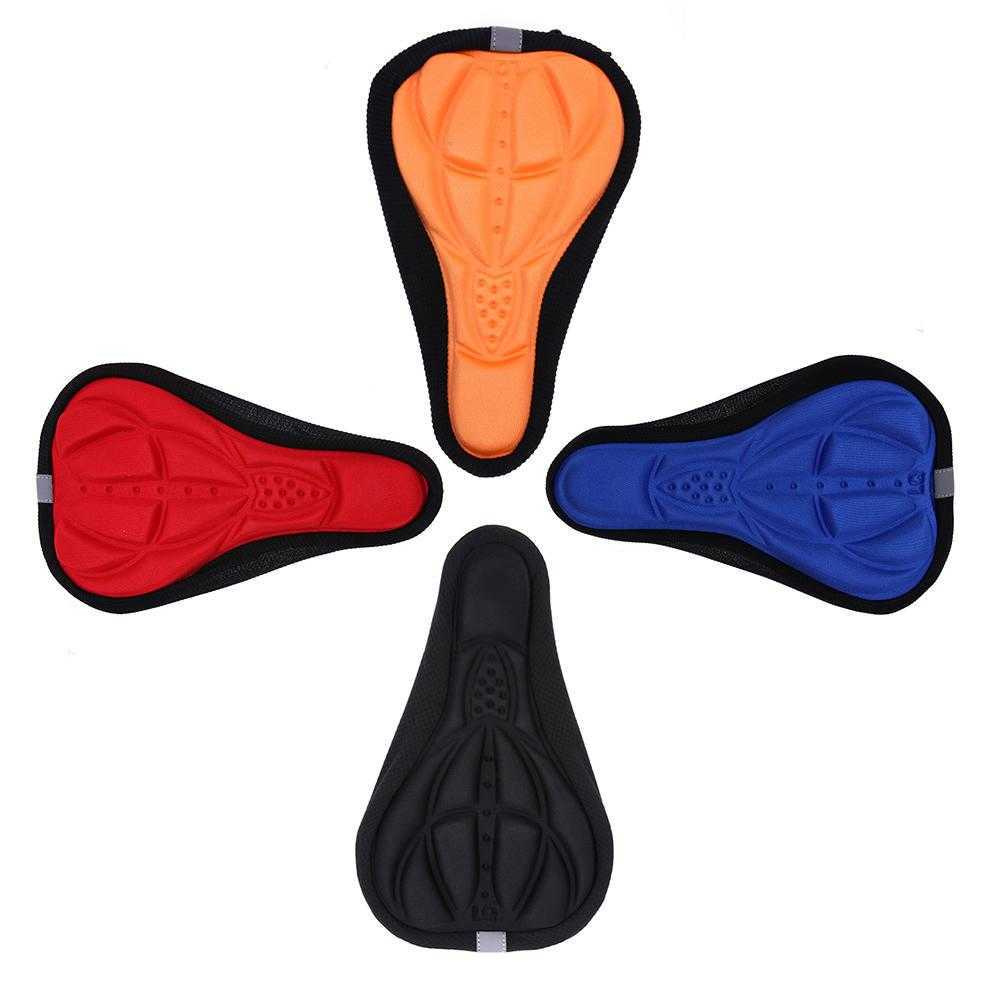 Selles Ultra Doux Sile 3D Gel Pad Housse De Coussin Vélo Selle Siège VTT VTT Vélo Épaissi Extra Confort 4 Couleurs 0130