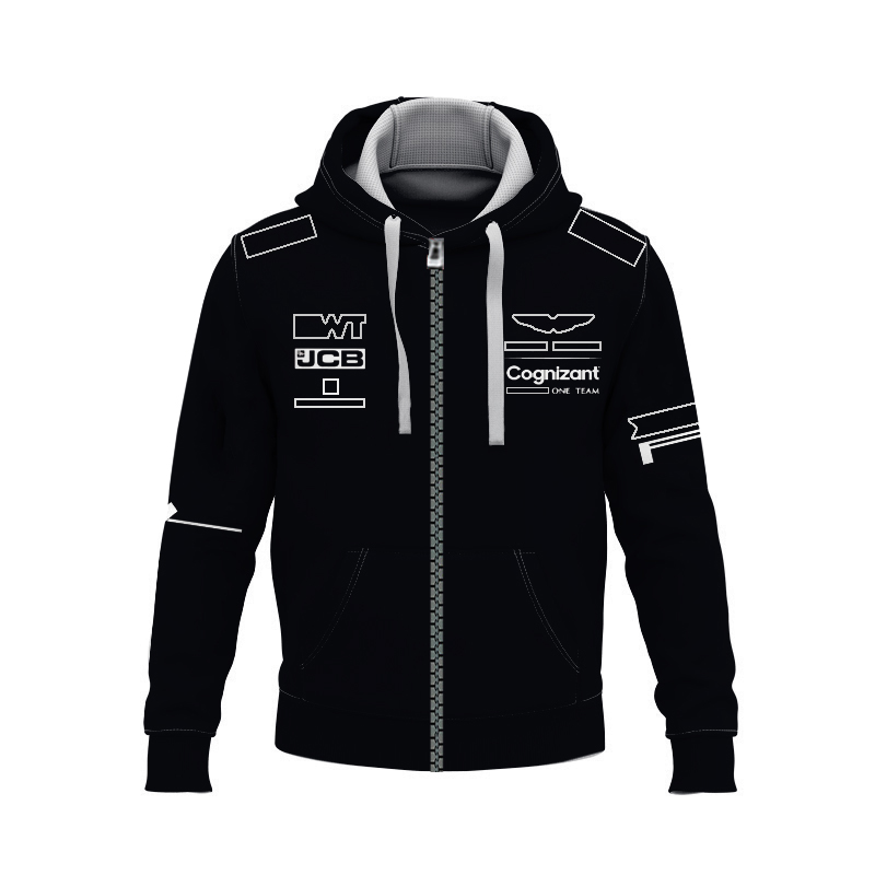 Maßgeschneiderter T-Ausschnitt-Pullover für das Formel-1-Renn-Gedenkteam der F1