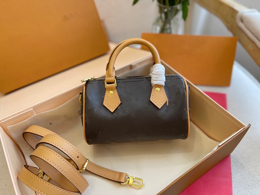 Luxury Crossbody Designer Bag Shoulder Bags Womens Messenger Baguette bags lvs Speedy 30 Bags Leather Handbags on the go women purse 11736