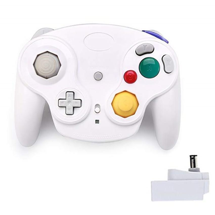 2,4 GHz Wireless Controller Game Gamepad für Nintendo Gamecube NGC Wii – Lila A