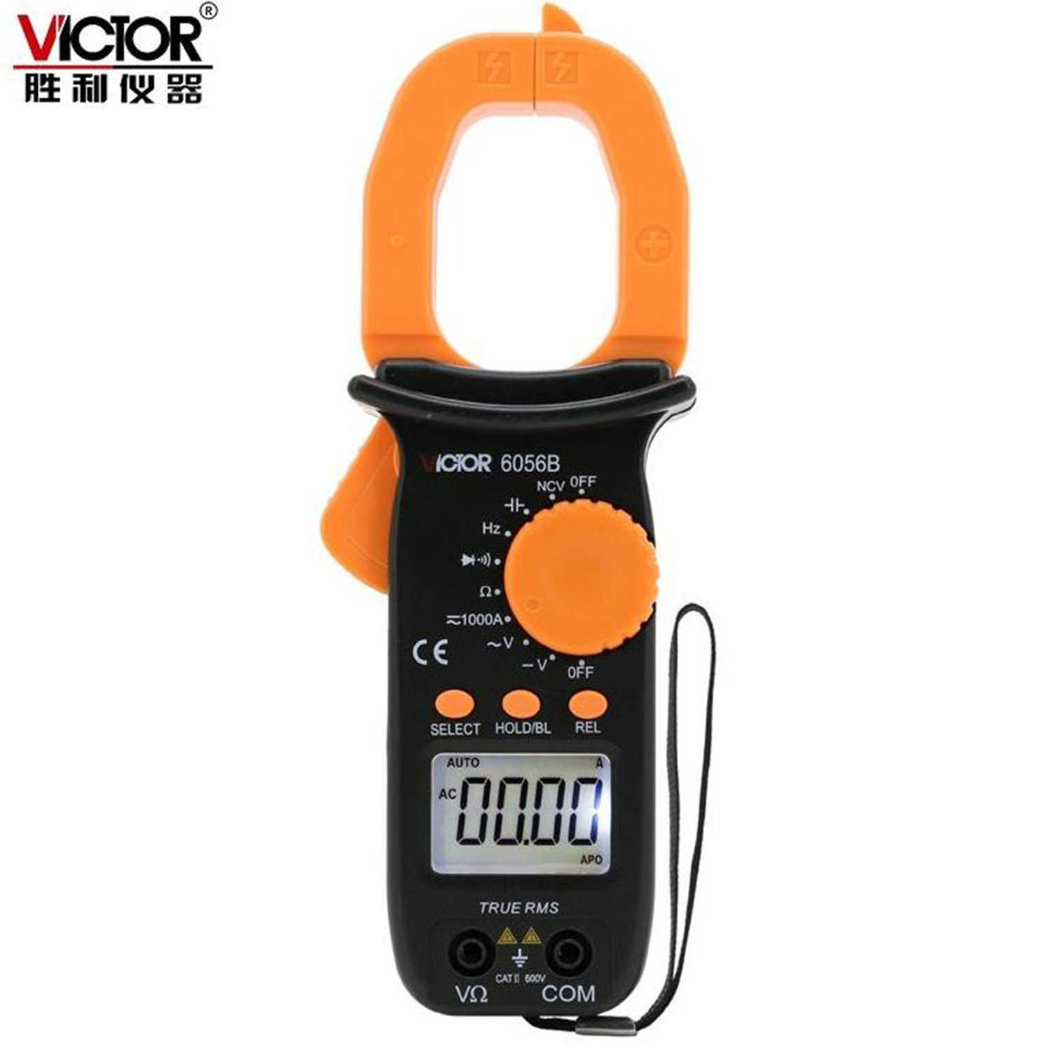 Victor VC6056B VC6056A plus VC6056C plus VC6056E True RMS Digitale klemmeter Current Meter AC DC -spanningsweerstand Ammeter.