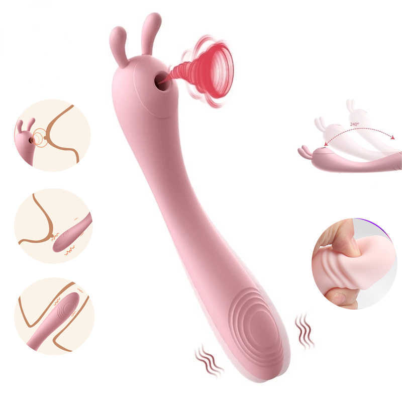 NXY Vibratoren Starker Dildo G-Punkt Kaninchen Klitoris Stimulator Vaginalmassagegerät Sexspielzeug für Frauen Weibliche Masturbation