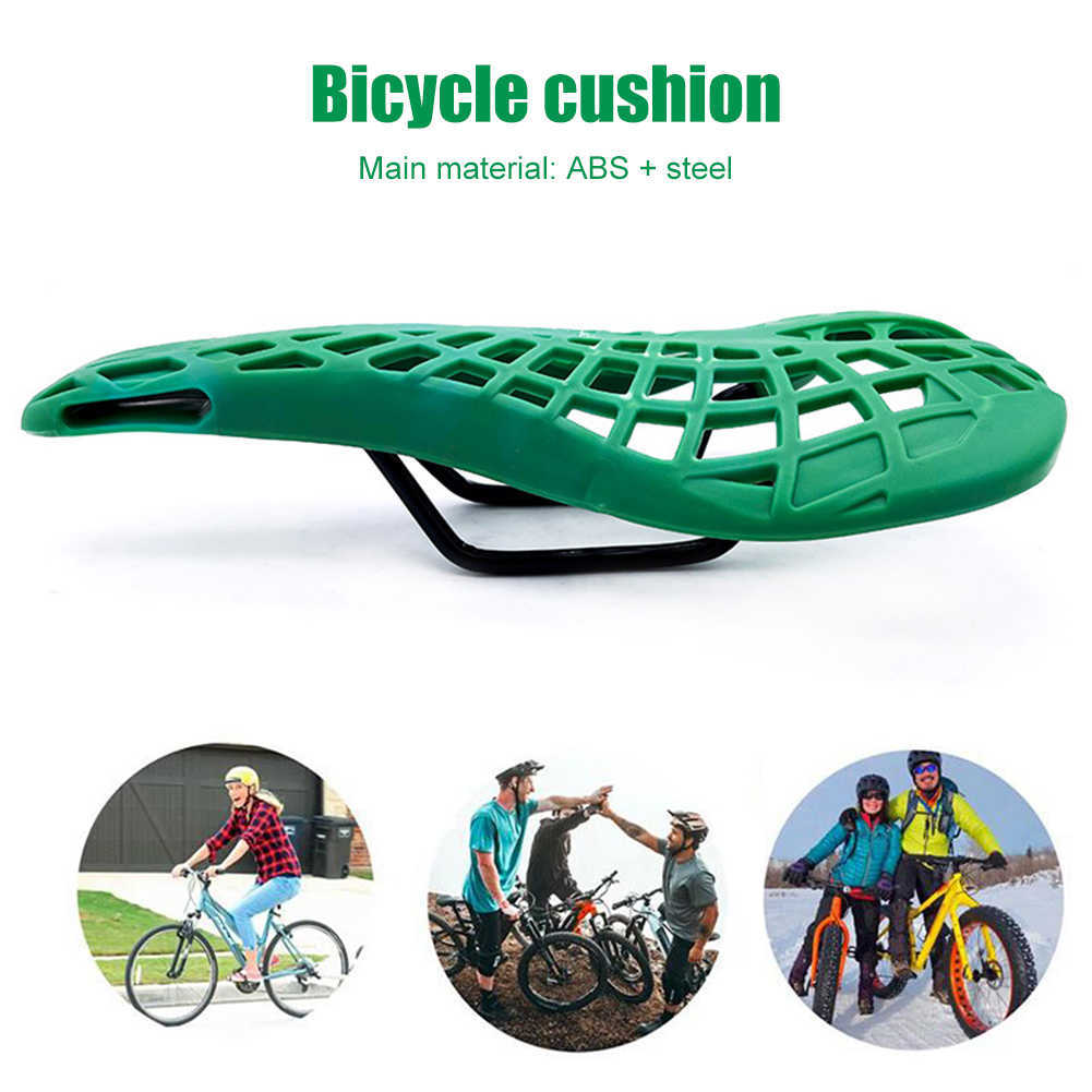 バイクサドルホロー通気性スーパーライトプラスチックサドルシートクッション拡張人間工学的サイクリング自転車アクセサリー0130