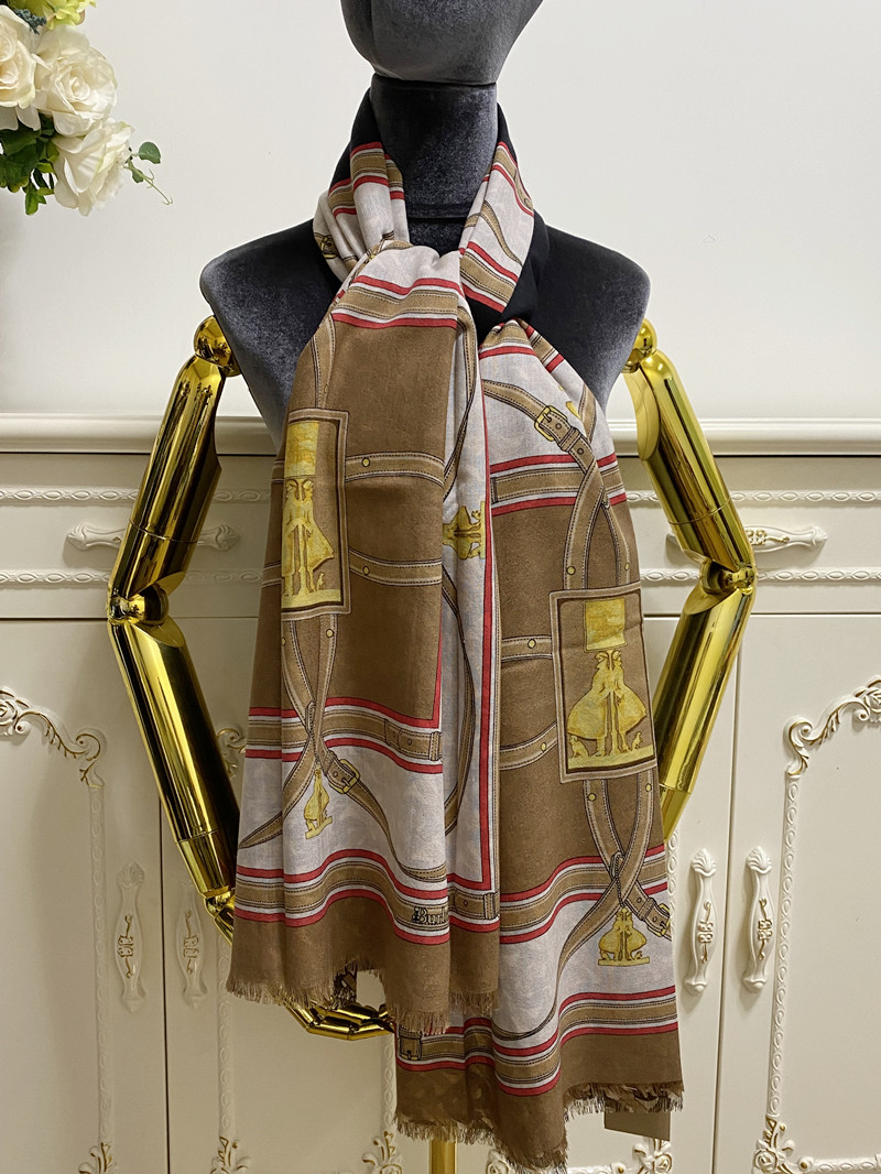 Женский длинный шарф, шарфы, шаль из пашмины, двухсторонняя, из 100% кашемира, материал с принтом букв, размер 185 см-62 см3143