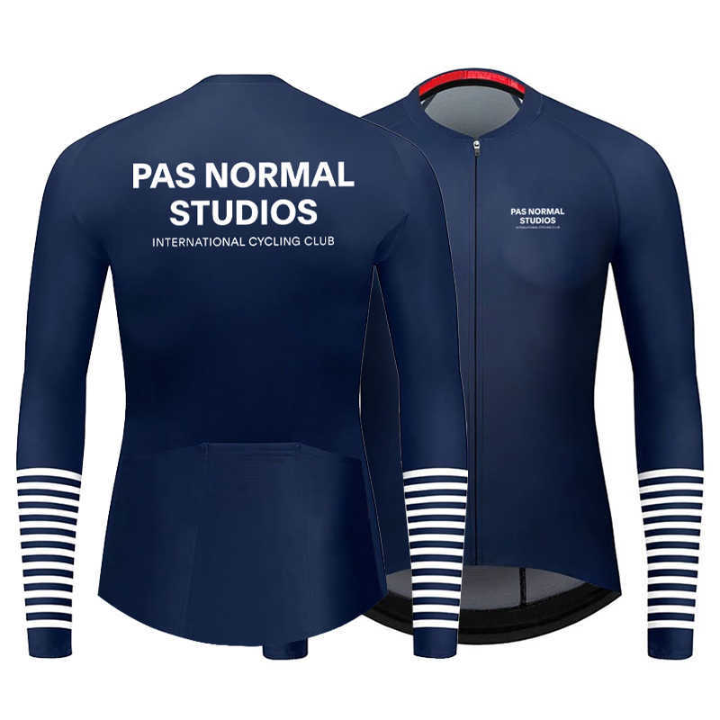 Ensembles 2023 PNS printemps automne hommes à manches longues cyclisme vêtements équipe maillot pantalon ensemble PAS NORMAL STUDIOS Z230130